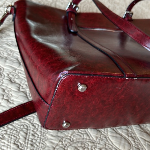 Leather Attaché bag / shoulder bag - Picture 8 of 9